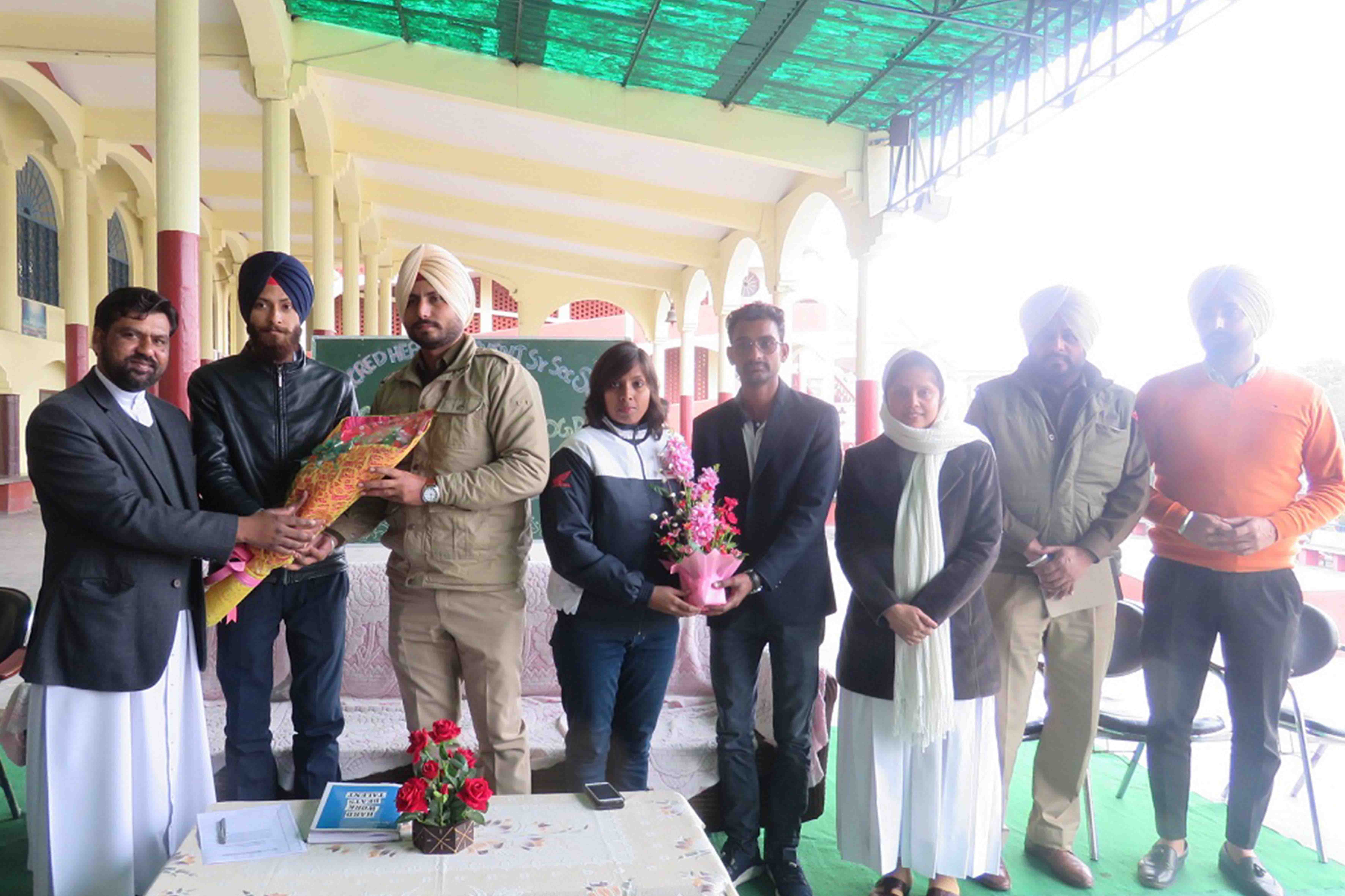 STUDENT SENSITIZED ON SAFE SCHOOL VAHAN POLICY