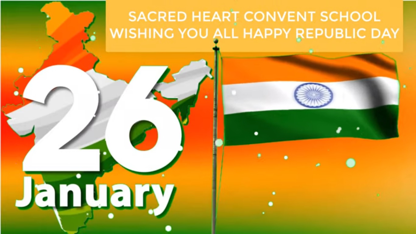 72nd Republic Day Celebration at Sacred Heart Convent Sr. Sec. School, Sahnewal