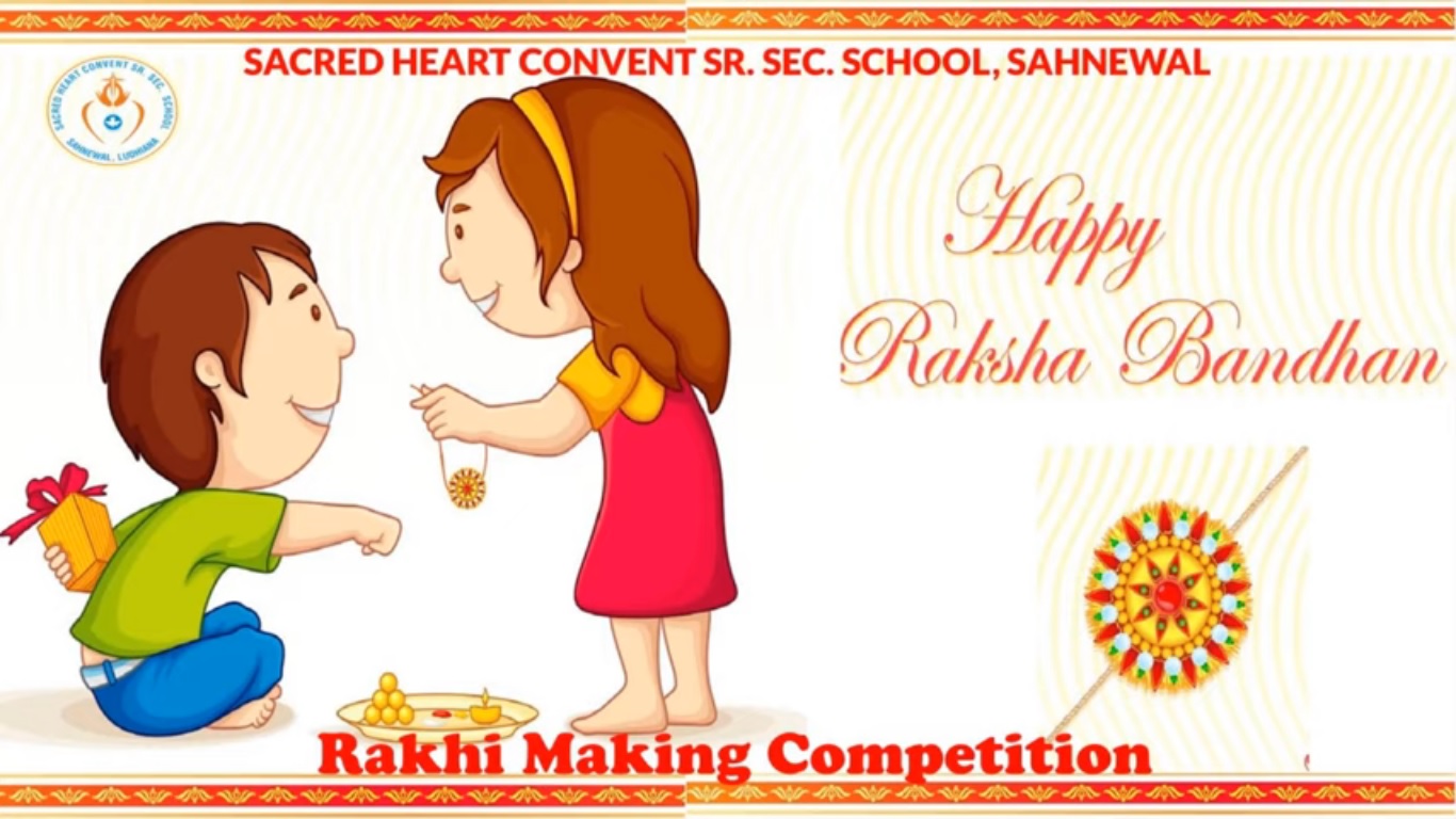 Rakhi Making Competition at Sacred Heart Convent Sr. Sec. School, Sahnewal